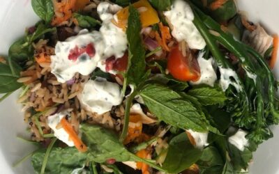Healthy Recipe: Chicken, Sweet Potato, Quinoa and Rice Salad