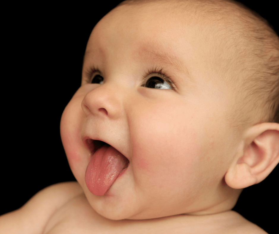 A baby who can stick their tongue out fully is unlikely to have tongue-tie